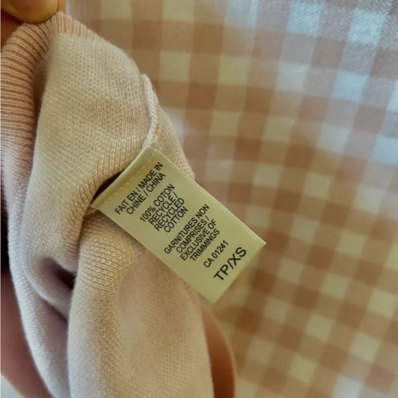 Knit gingham Vichy top - Picture 5 of 5